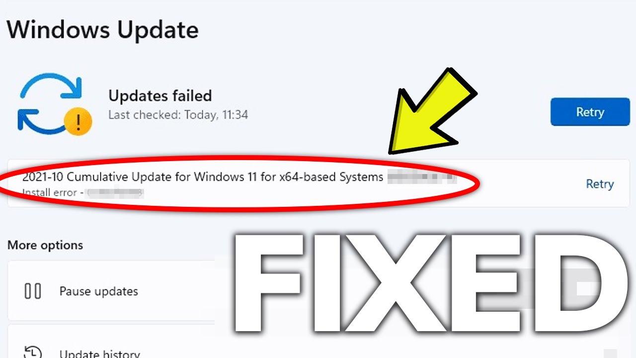 Fix: Windows Update Errors in Windows 11 - YouTube