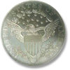 Bust DollarsDraped Bust, Heraldic Eagle Reverse - Back