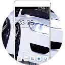 Dashing White Race Car Theme Ferrari Car  1.0.0 APK تنزيل