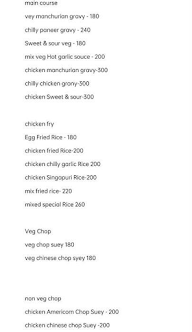 Chowmein Chaw menu 2