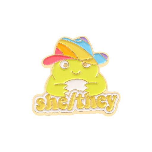 Title 2, Creative Cartoon Cute Frog Shape Alloy Brooch, ...