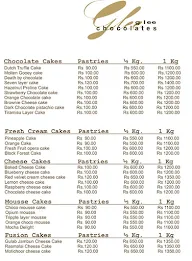 Glee Chocolates menu 5