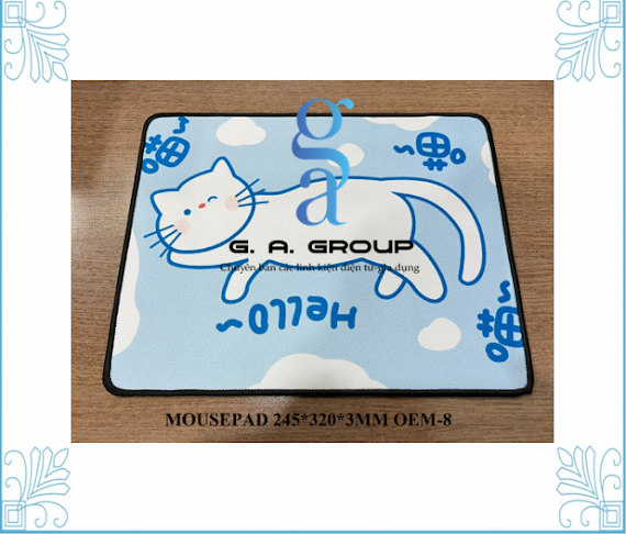 Lót Chuột Mousepad 245*320*3Mm