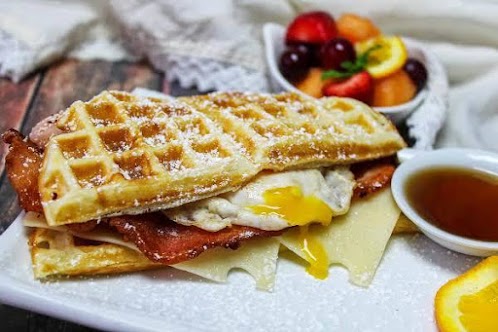 Waffle Breakfast Sandwich