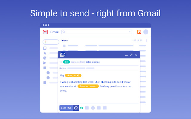 Streak Mail Merge for Gmail chrome extension