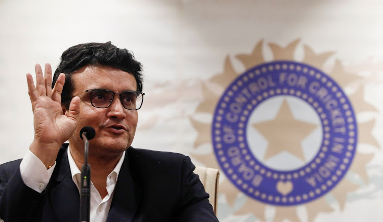 Former Indian cricketer and current BCCI (Board Of Control for Cricket in India) president Sourav Ganguly