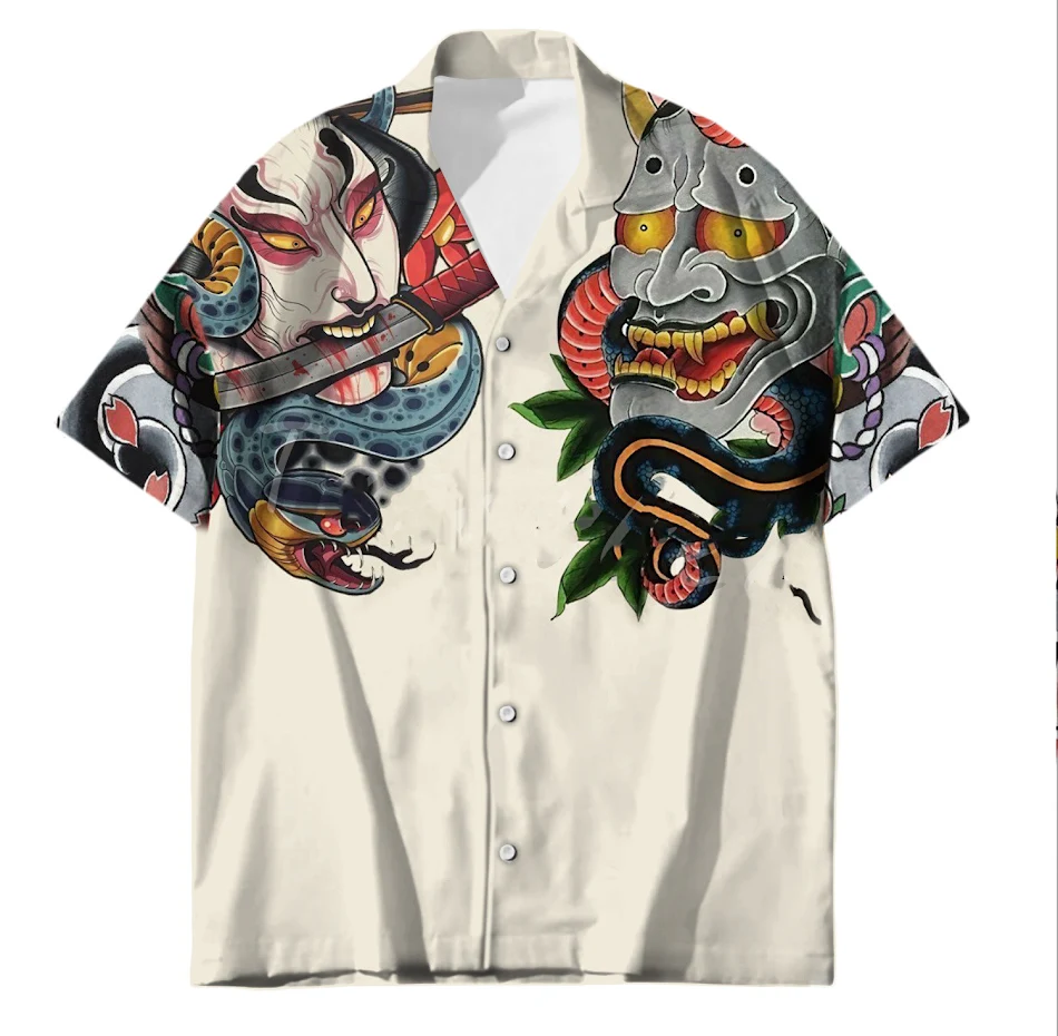 Camisa Hawaiana 3D para Hombre Estampado Casual Disfruta del Verano Fresco y con Estilo con esta Camisa de Playa Tropical de Diseño Único y Cómodo.