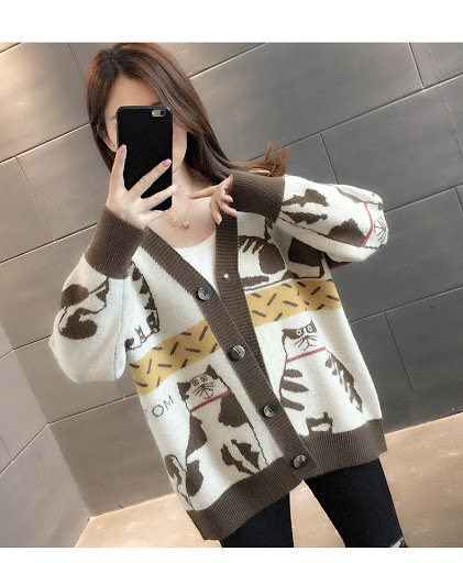 Title 4, Womens Sweater Cardigan Trendy Loose Fashion O...