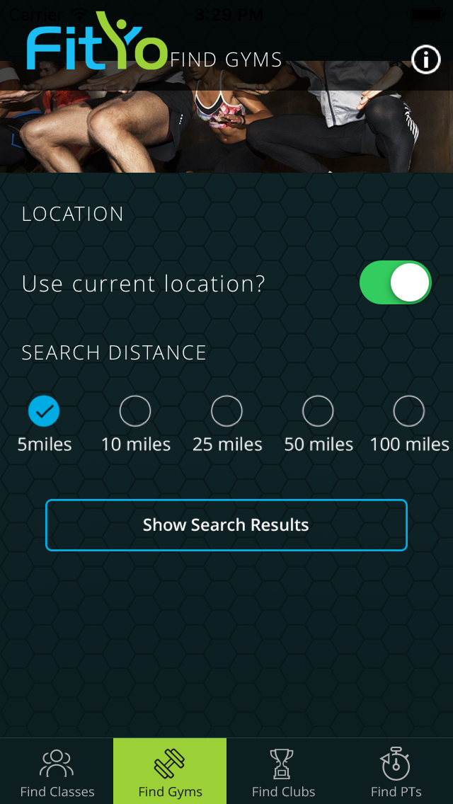 FitYo Screen 2