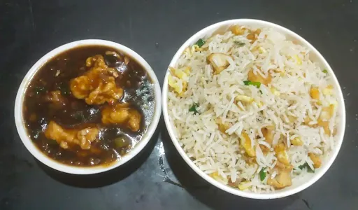 Chicken Manchurian Rice Combo