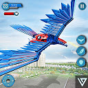 Download Flying Falcon Robot Hero Install Latest APK downloader