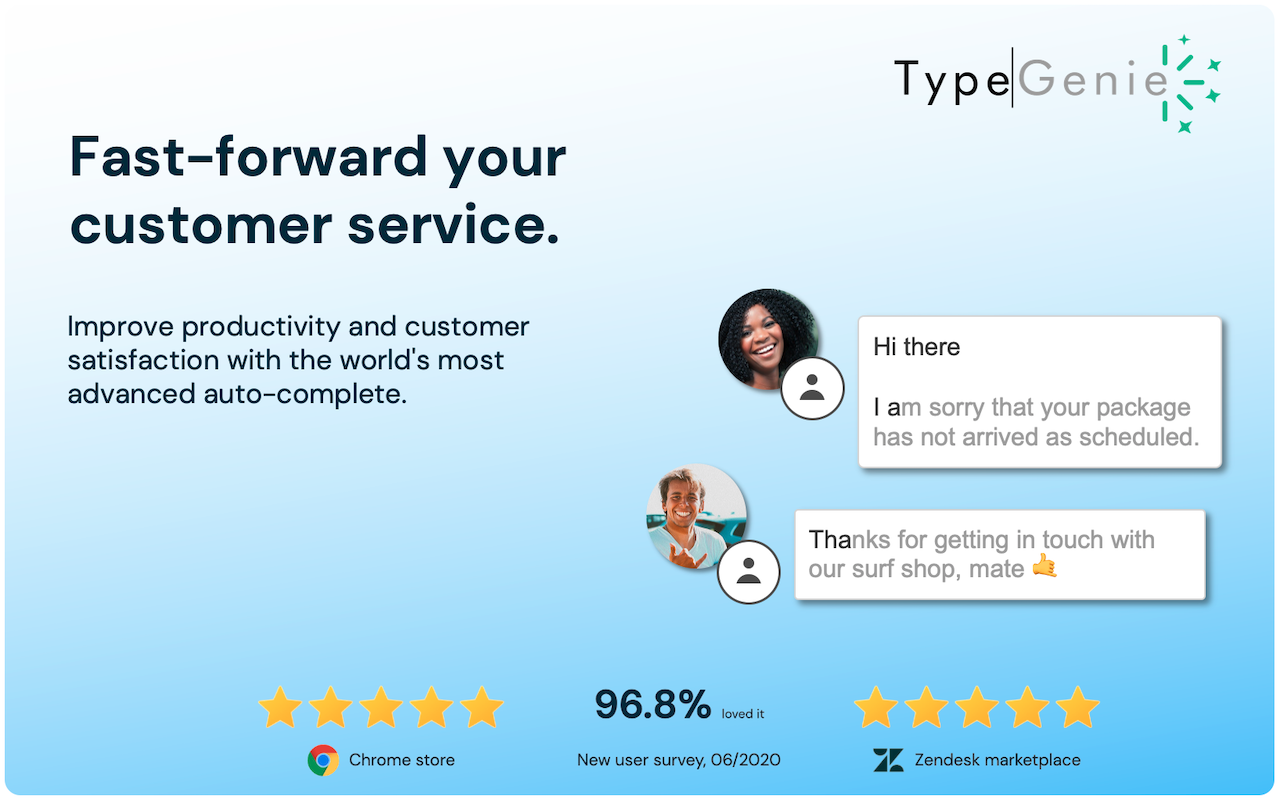 TypeGenie for Zendesk Chat Preview image 3