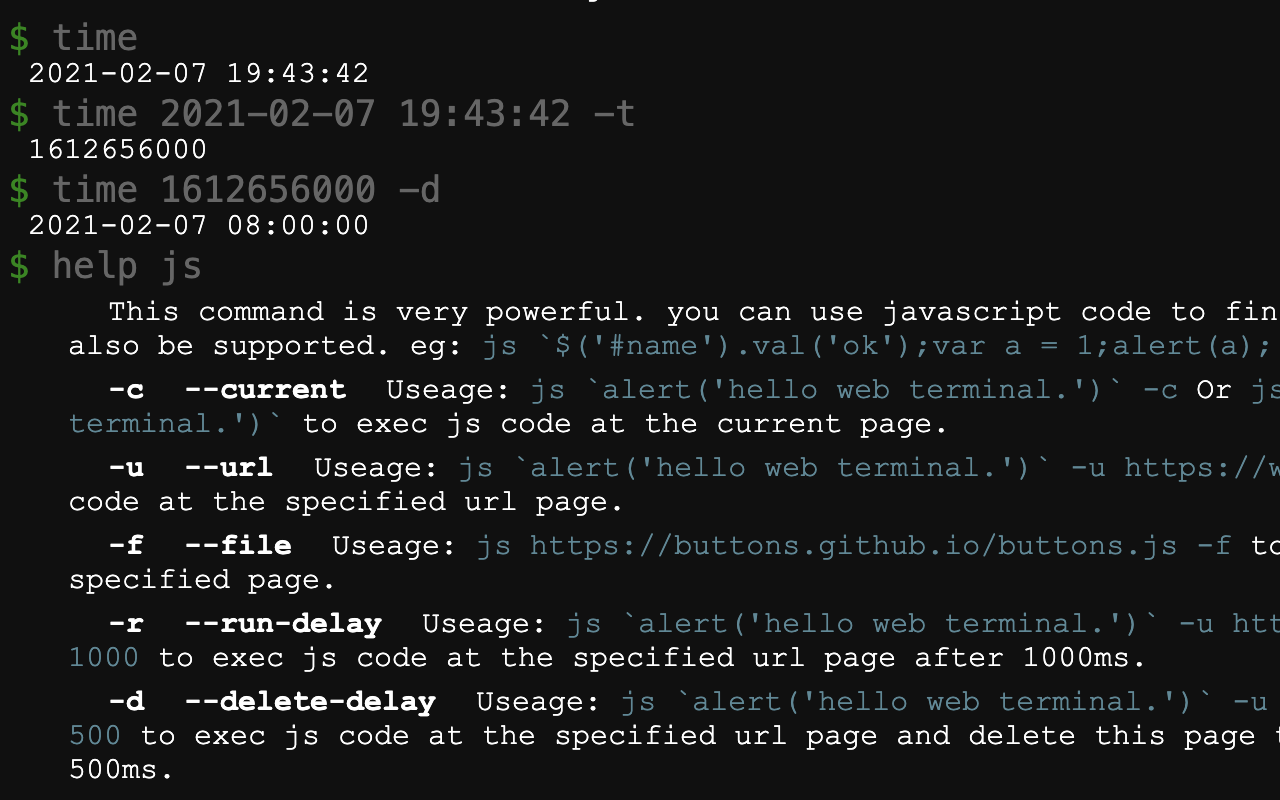 WebTerminal Preview image 5