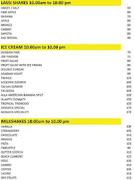 Hotel Akshaya’S Town Bus menu 3