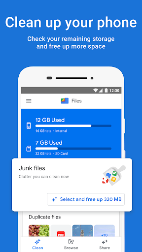 PC u7528 Files by Google: Clean up space on your phone 1