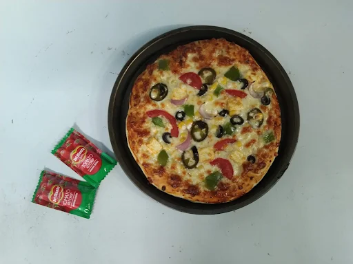 Tomato And Capsicum Pizza [8 Inches]