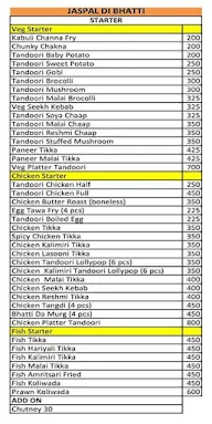 Jaspal Di Bhatti menu 1