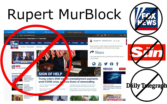 Rupert MurBlock chrome extension