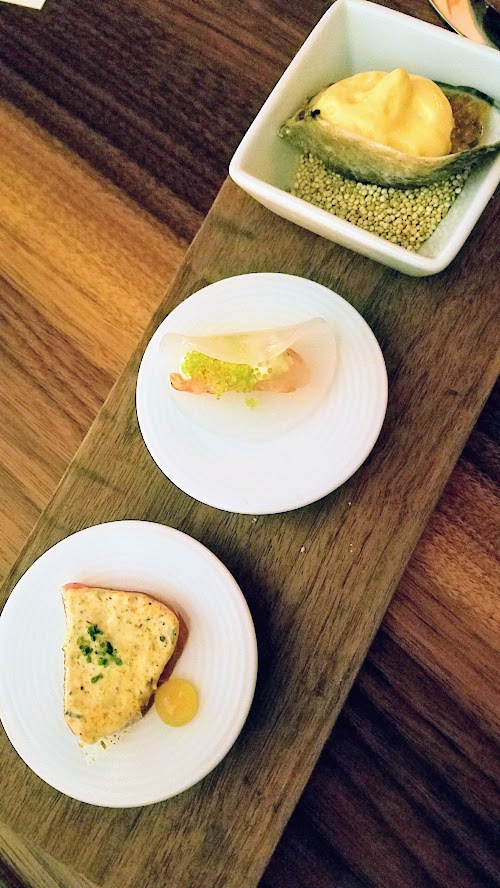 Roe PDX, Amuse Bouche Trio