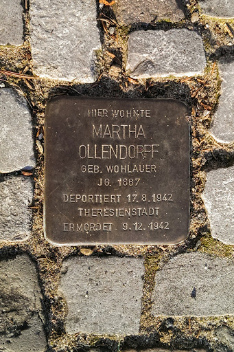 Martha Ollendorf Stolperstein 