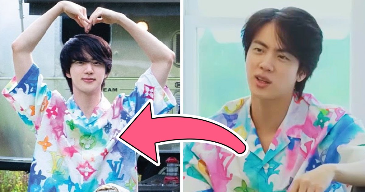 BTS's Jin Proves He Can Make Anything Look Good By Rocking One Of Louis  Vuitton's Most Unusual Designs - Koreaboo