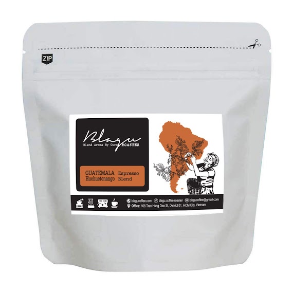 Cà Phê Blagu Hạt Đã Rang, Guatemala Huehuetenango, Medium 100G