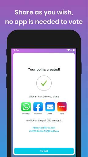 Screenshot Poll For All - Create polls