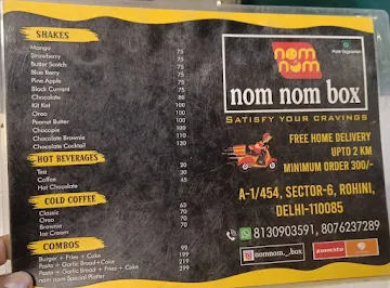 nom nom box menu 