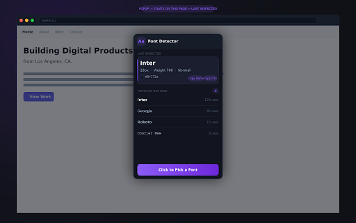 Font Detector screenshot 2