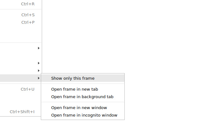 "This Frame" Context Menu