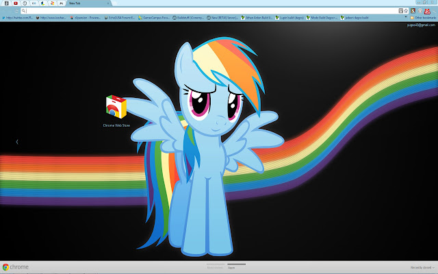 Rainbow Dash Custom 2 (Low-Def) chrome extension