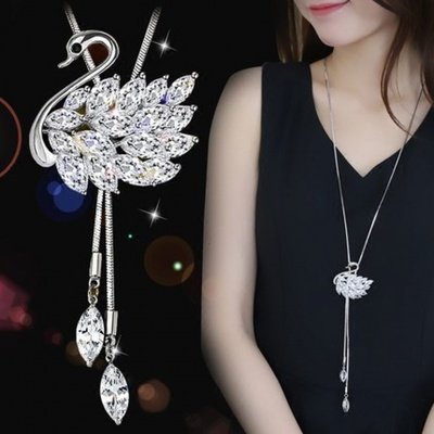 Title 22, Non-fading Chain Adjustable Long Sweater Neckla...