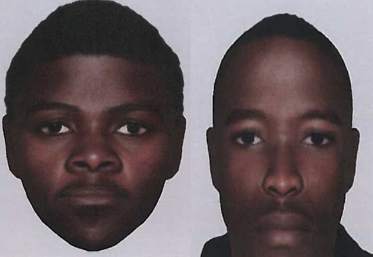 Police are hunting two suspects after they allegedly raped a woman on devil's peak. These identikits were released on 31 July 2017.