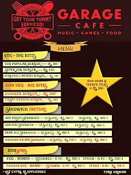 Garage Cafe menu 2
