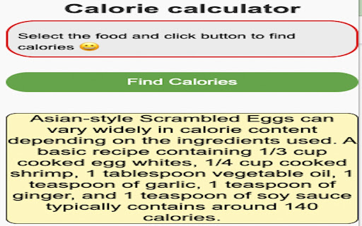 Calorie Calculator