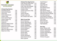 The View Lounge menu 4