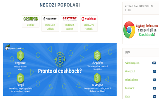 Risparmiocashback Codici Sconto e Coupon