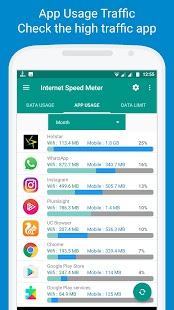 Internet Speed Meter Screenshot