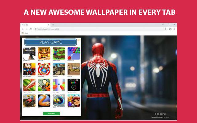 Spider Man Wallpapers and New Tab