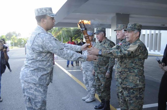 Antorcha Juegos Deportivos Militares inicia recorrido en sede del MIDE