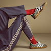 adidas × gucci men's gazelle beige tone/core white/beige tone