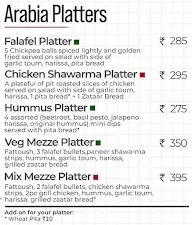 Cafe Arabia menu 3