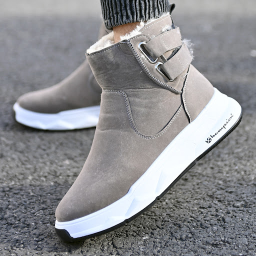 Title 4, Thick-soled Snow Boots With Velvet Warm Cotton ...