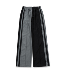 Title 3, Striped retro color matching casual pants