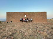 At the top of the hill is artist Amine El Gotaibi's Sun (W)Hole sculpture.