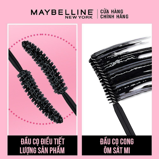 Mascara Maybelline Làm Cong Mi 100° 9.2ml Hyper Curl Volum' Express Mascara