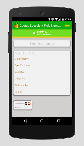 Cactus Field Number search