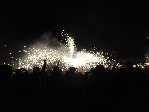 Correfoc The Fire Run Barcelona Spain 2010