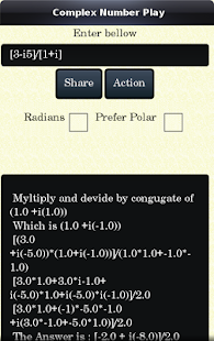 Complex Numbers Calculator Screenshots 3