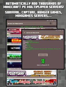 Servers for Minecraft PE 3